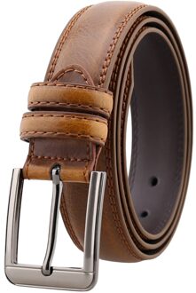 Riem Heren Riem 3.3Cm Brede Pin Gesp Casual F