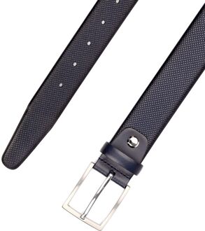 Riem Structuur Leer Navy Donkerblauw - 105,95