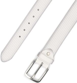 Riem Structuur Leer Wit - 105,95