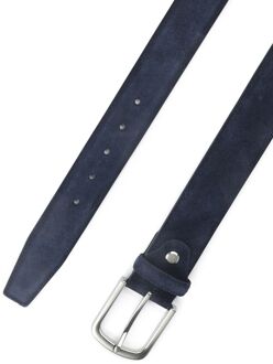 Riem Suède Leer Navy Donkerblauw - 105