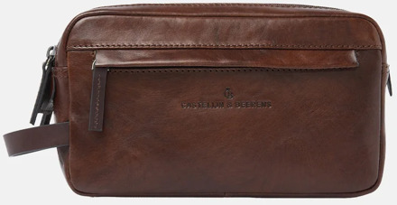 Rien toilettas cognac Bruin - No Size