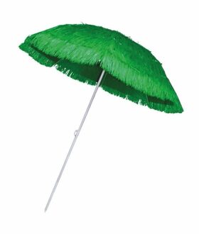 Rieten strand parasol groen - Parasols