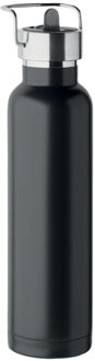 Riflow dubbelwandige fles van 660 ml Zwart - One size