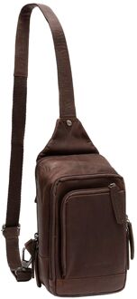 Riga crossbody tas brown Bruin