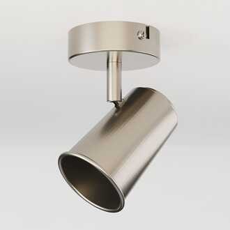 Riga - LED plafondlamp - Draaibaar en dimbaar - GU10 - Kantelbaar - Plafondspot - IP20 voor binnen - RVS