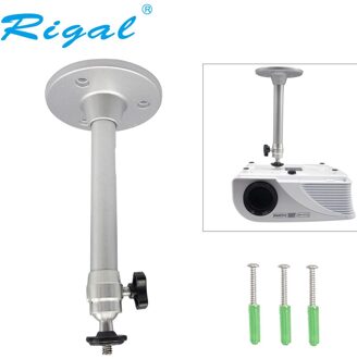 Rigal Mini Dlp Projector Beugel Monopod Lift 1Kg Schroef 6Mm Zilveren Statief 21Cm Metalen Wandsteun montage Kit Camera