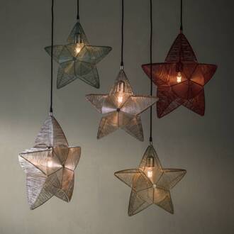 Rigel decoratie ster van metaal Ø 50 cm zilver