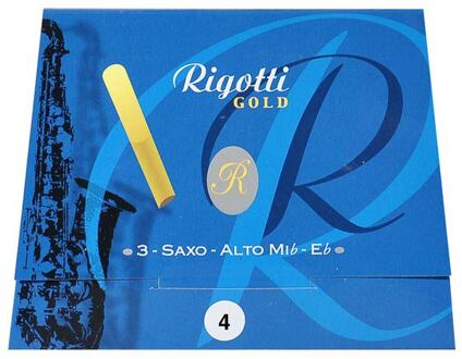 Rigotti RGA40/3 rieten voor altsaxofoon rieten voor altsaxofoon, 3-pack, 4.0