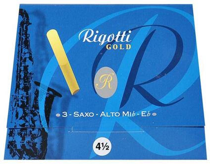 Rigotti RGA45/3 rieten voor altsaxofoon rieten voor altsaxofoon, 3-pack, 4.5