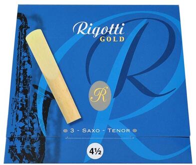 Rigotti RGT45/3 rieten voor tenorsaxofoon rieten voor tenorsaxofoon, 3-pack, 4.5