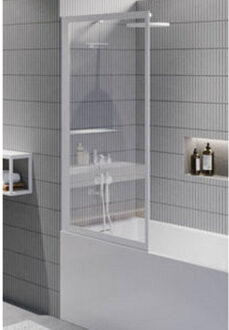 Riho Badwand Riho Lucid GD501 Omkeerbaar Verstelbaar Aluminium 150x80 cm Mat Wit