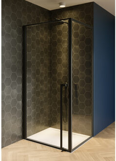 Riho Douchecabine Riho Lucid GD201 Omkeerbaar Verstelbaar Aluminium 200x80x90 cm Mat Zwart