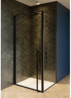 Riho Douchecabine Riho Lucid GD201 Omkeerbaar Verstelbaar Aluminium 200x90x90 cm Mat Zwart