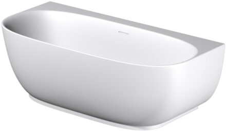 Riho Half Vrijstaand Ligbad Riho Phatos B2W 170x80x57 cm Incl. Pop Up Waste, Sifon en Afvoer Glans Wit