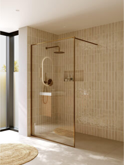 Riho Inloopdouche Riho Define 400 Mat Koper 120x200 cm Incl. Stabilisatiestang