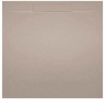 Riho ISOLA Douchebak - 100x100x3cm - mat pebble grey D007023106 Pebble grey mat