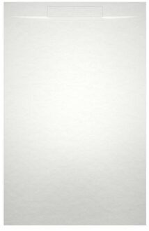 Riho Isola Douchevloer 100x90x3cm Kunstmarmer Leisteen structuur mat wit D007013105 Wit mat