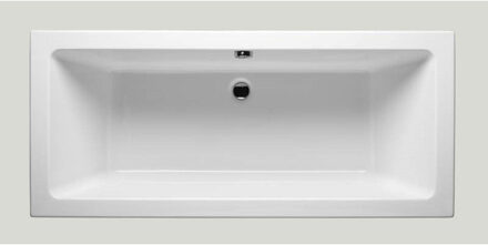 Riho Lusso kunststof bad rechthoekig 190x80cm zonder poten wit ba59005