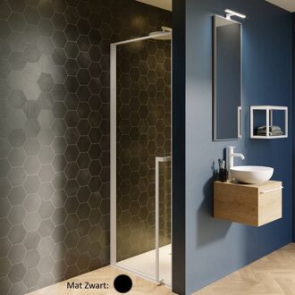 Riho Nisdeur Riho Lucid GD101 Omkeerbaar Verstelbaar Aluminium 200x100 cm Mat Zwart