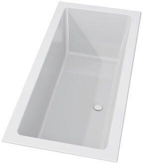 Riho Rethink Cubic inbouwbad - 190x90cm - acryl - mat wit B109001105 Wit mat