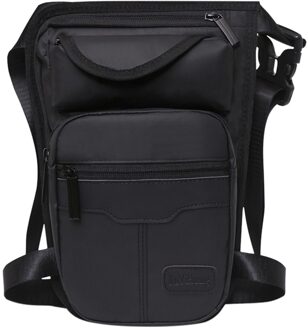 Rijden Beenzak Stijlvolle En Multifunctionele Waterdichte Outdoor Taille Verpakking Mannen Sport Borst Tas Schouder Tas # BL4 zwart