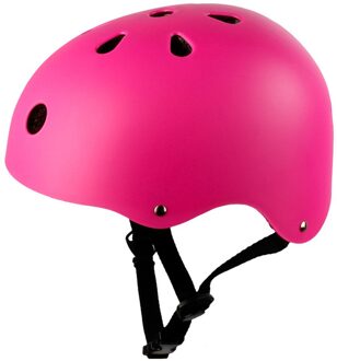 Rijden Fiets Helm Ronde Mountainbike Helm Training Veiligheid Sport Accessoires Sterke Road Mountainbike Helm Roze / M