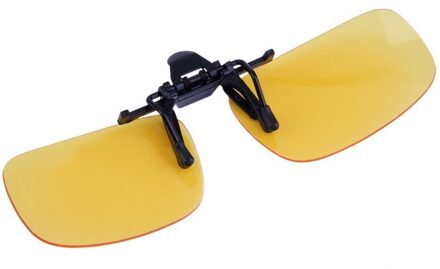 Rijden Night Clip-On Flip-Up Lens Zonnebril Cool Eyewear Clip Op Lens Anti-Uv 400 Unisex Voor Vrouwen & Mannen klein Night