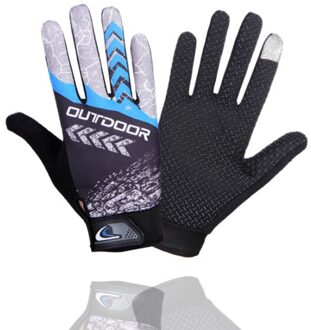 Rijhandschoenen Outdoor Sport Oefening Gebruik Kleurrijke En Uitstekende Voor Running Voetbal stijl 1 blauw