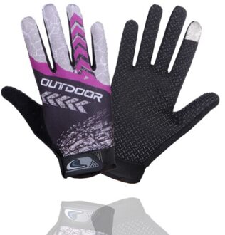 Rijhandschoenen Outdoor Sport Oefening Gebruik Kleurrijke En Uitstekende Voor Running Voetbal stijl 1 paars