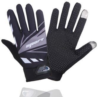 Rijhandschoenen Outdoor Sport Oefening Gebruik Kleurrijke En Uitstekende Voor Running Voetbal zwart