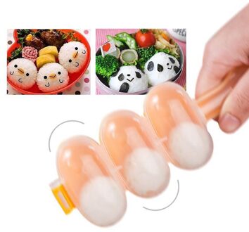 Rijst Bal Mallen Sushi Ballen Maker Mould Lepel Thuis Keuken Kookgerei Gereedschap Set Portable Licht Maaltijd Tool