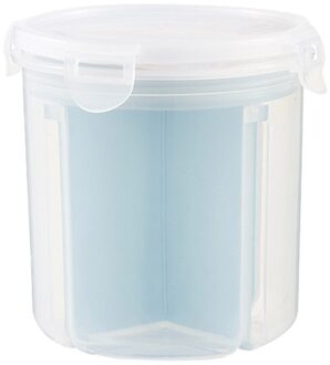 Rijst Bonen Stoarge Pot Met Seal Cover 4 Roosters Koelkast Voedsel Behoud Container Plastic Keuken Opbergdoos #25
