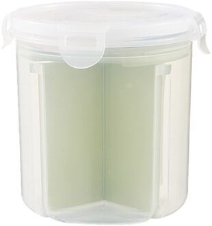 Rijst Bonen Stoarge Pot Met Seal Cover 4 Roosters Koelkast Voedsel Behoud Container Plastic Keuken Opbergdoos #25
