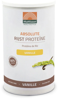 Rijst Proteïne poeder 80% - Vanille - 500 gram