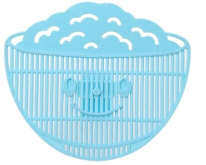 Rijst Wassen Filtering Baffle Zeef Bonen Erwten Wassen Filter Afvoer Board Clip-On Rijst Reiniging Zeef Gadget Keuken Accessoires blauw