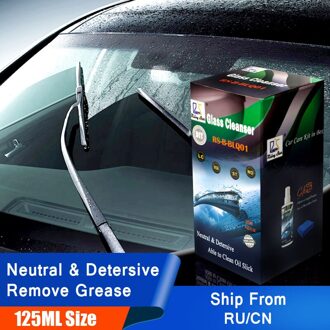 Rijzende Ster RS-B-BLQ01 Vloeibare Auto Glas Reiniger Te Verwijderen Insecten, Vogel Dropping, vet En Olie Slick Glas Cleaner 125Ml Kit