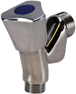 Riko Beluchterkraan Kiwa 1/2" met knop - Chroom