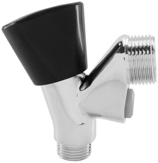 Riko Beluchterkraan Kiwa met Keerklep en Knop - Zwart