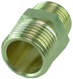 Riko Gasdraad Dubbele Nippel 1/8 Buitendraads