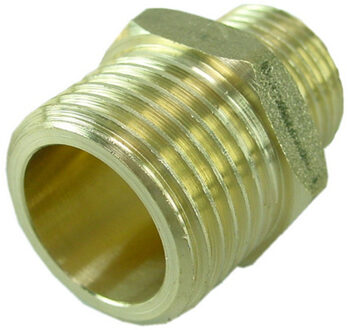 Riko Gasdraad Verloopnippel 1/4 x 1/8 Buitendraads