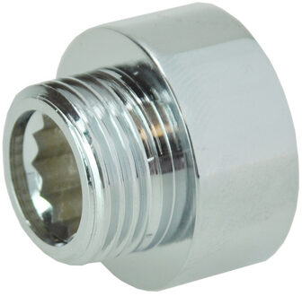 Riko Messing Neusstuk 1/2 Binnendraads x 3/8 Buitendraads