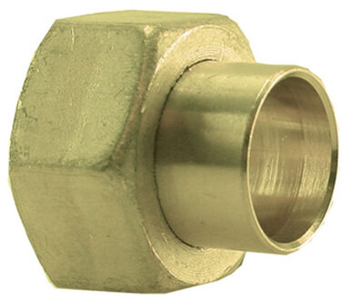 Riko Messing Soldeer 2-delige Rechte Koppeling 3/4 Binnendraads x 15