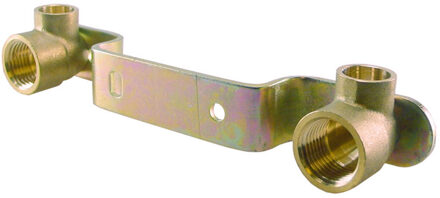 Riko Messing Soldeer Muurplaat Beugel Gemini 1/2 x 15cm