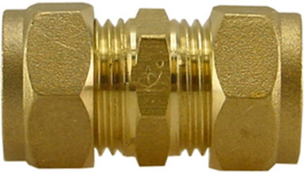 Riko P-901 Messing Knel Rechte Koppeling 10x10