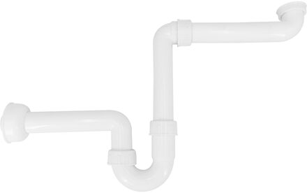 Riko Ruimtebesparende Sifon voor Gootsteen en Wastafel - 1 1/2 inch x 40 mm