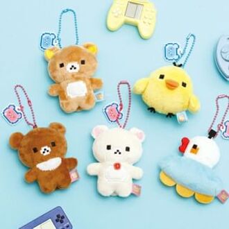 Rilakkuma Gaming Series Plush Toy Bag Charm / Keyring Blind Box (5 Types) 1 pc - Random Style