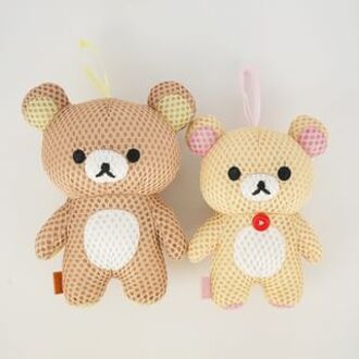 Rilakkuma & Korilakkuma Bath Sponge Korilakkuma (90 x 60 x 125mm)