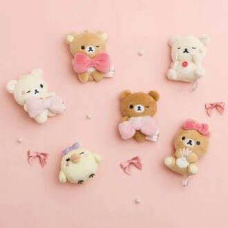Rilakkuma Plush Toy Bag Charm Blind Box (6 Types) 1 pc - Random Style