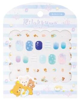 Rilakkuma Sea Relaxation Feeling Nail Sticker 1 set