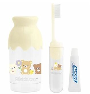 Rilakkuma Toothbrush Set Yellow 1 set